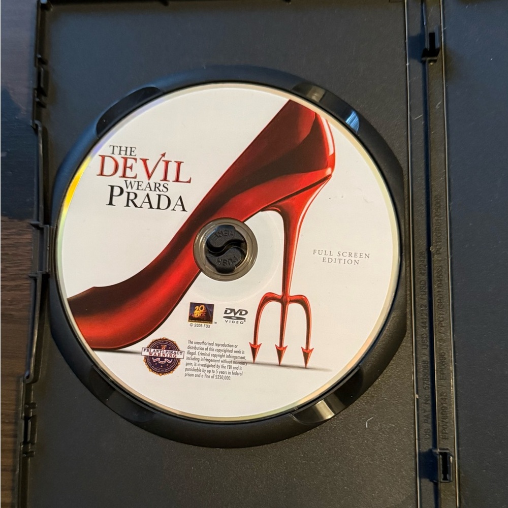 THE DEVIL WEARS PRADA DVD
